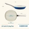 NEW Farberware Vibrance 10 inch Ceramic Frying Pan, Blue