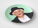 Angela // 10" Round Plate // Political Gift Idea