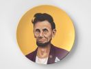 Abraham // 10" Round Plate // Political Gift Idea