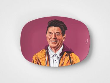 Ronald // 10"x14" Serving Platter // Political Gift Idea (Set: Set of 4)