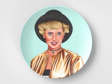 Princess // 10" Round Plate // Royal Gift Idea (Set: Single Plate)