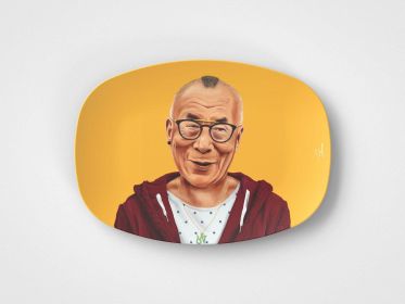 Dalai // 10"x14" Serving Platter // Spiritual Gift Idea (Set: Set of 4)