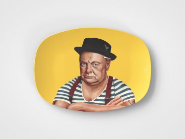 Winston // 10"x14" Serving Platter // Political Gift Idea (Set: Set of 4)